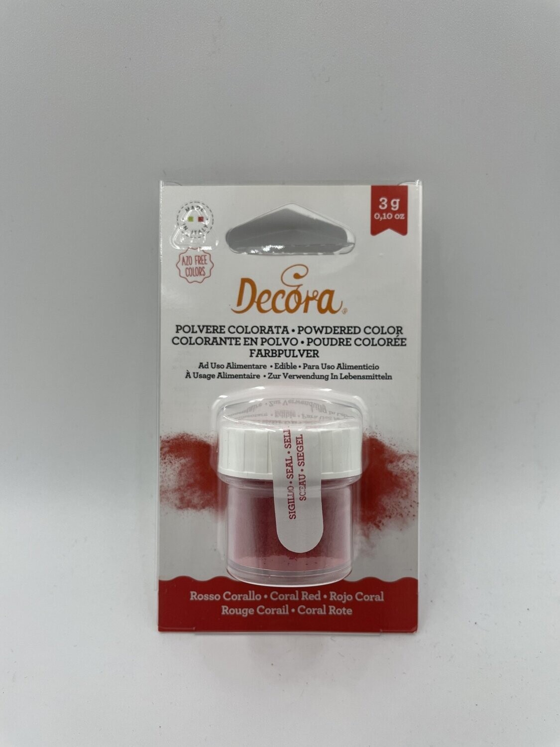 POLVERE COLORATA ROSSO CORALLO 3 GR