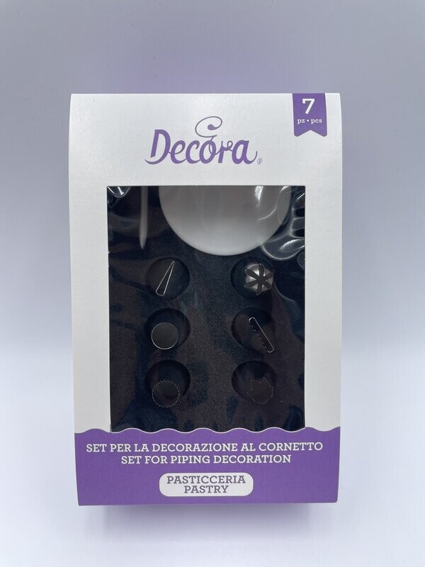 SET PER LA DECORAZIONE AL CORNETTO (7 pezzi)