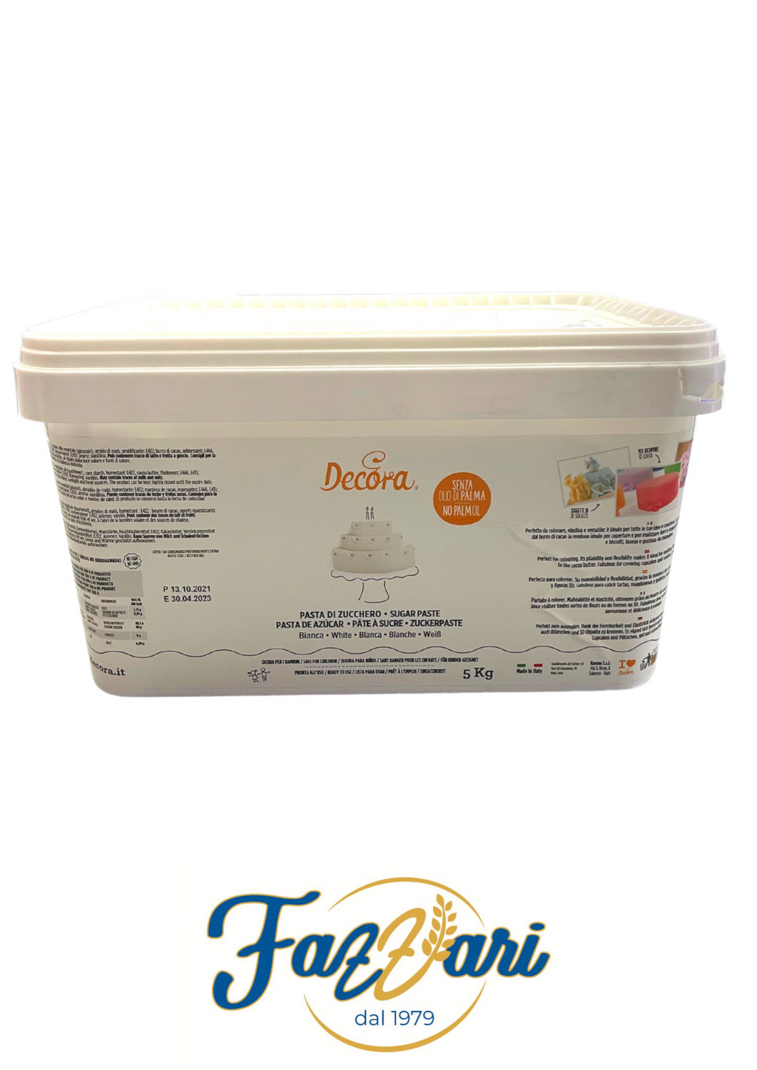 PASTA DI ZUCCHERO BIANCA KG 5