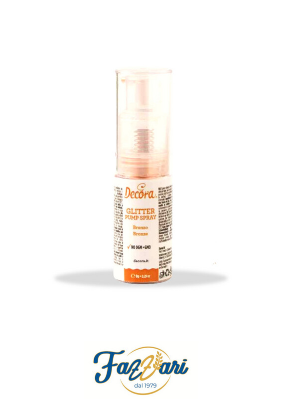GLITTER PUMP SPRAY BRONZO 8 GR
