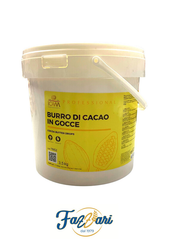 BURRO DI CACAO IN GOCCE KG 3,5