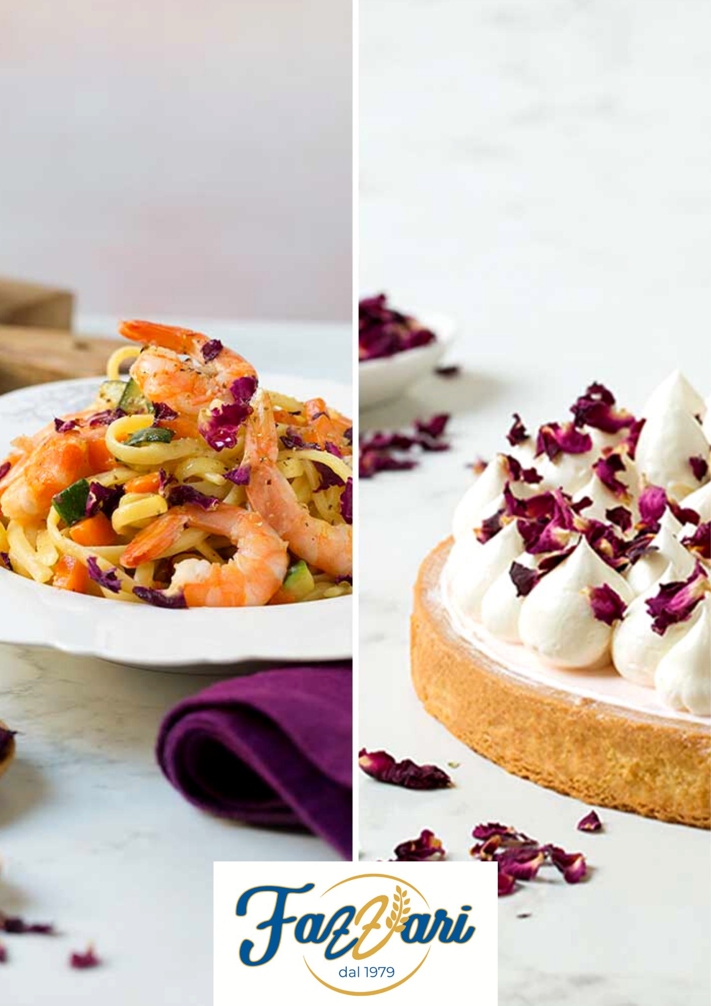 FIORI EDULI PETALI DI ROSA