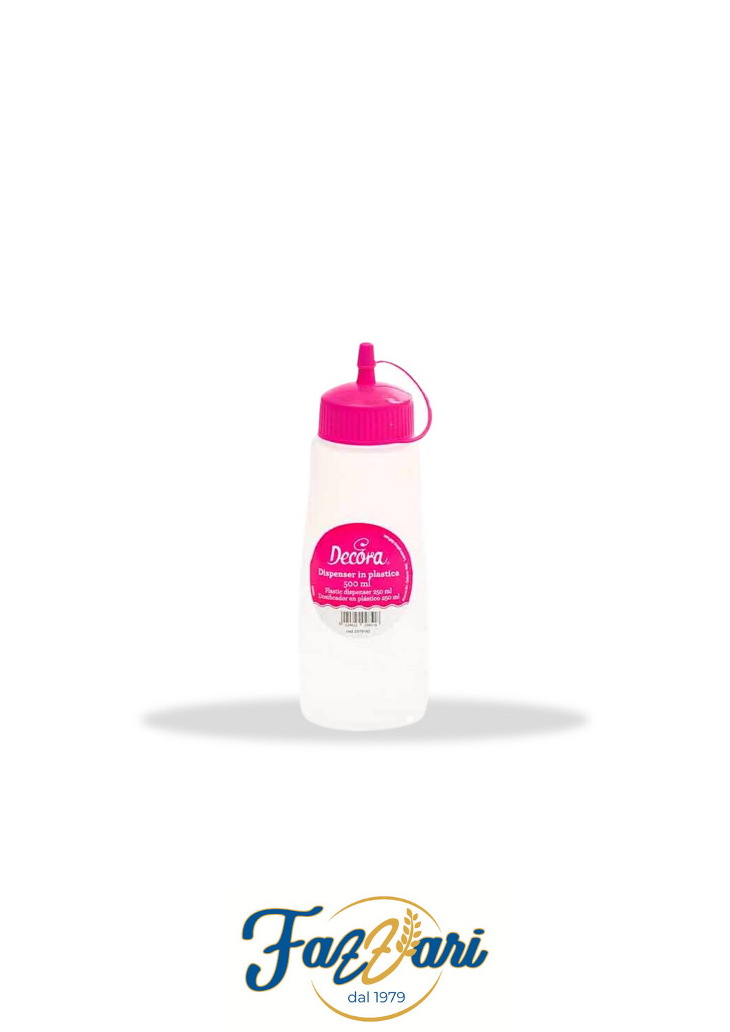 DISPENSER CON TAPPO FUCSIA 500 ML