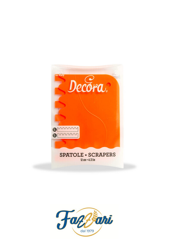 SET 2 SPATOLE (ONDULATE E A PETTINE) IN PLASTICA