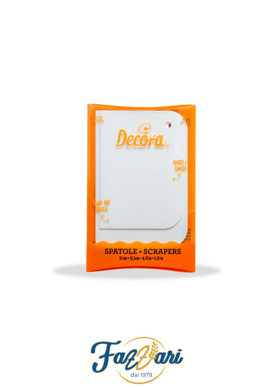 SET 2 SPATOLE (12 X 8,3 CM E 13,5 X 9,2 CM) IN PLASTICA
