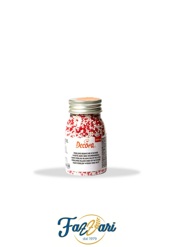 PERLINE ROSSO E BIANCO