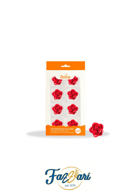 DECORAZIONI ROSA MEDIA ROSSA