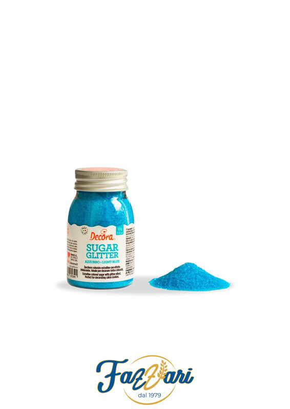 ZUCCHERO GLITTER AZZURRO