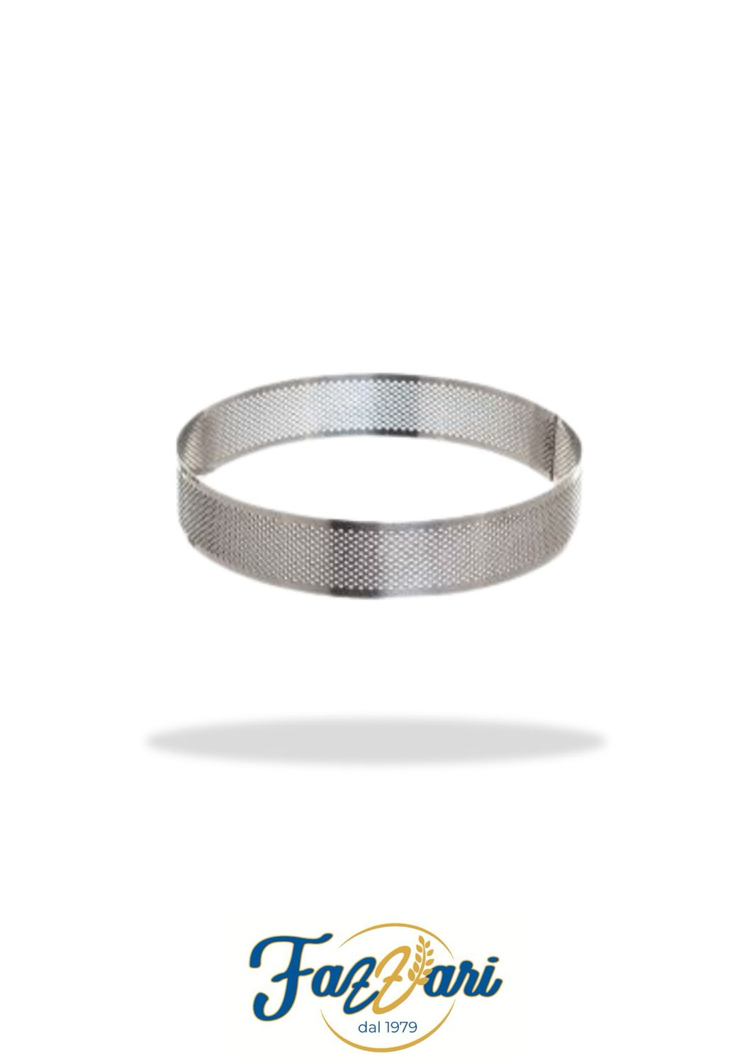 ANELLO MICROFORATO 8 CM INOX