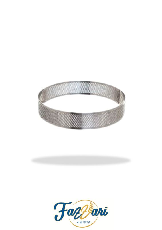 ANELLO MICROFORATO 8 CM INOX