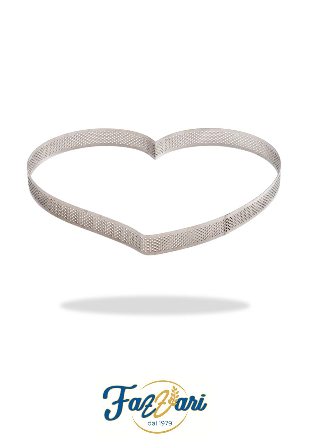 SAGOMA MICROFORATA CUORE 24 X 22 X 3,5 CM