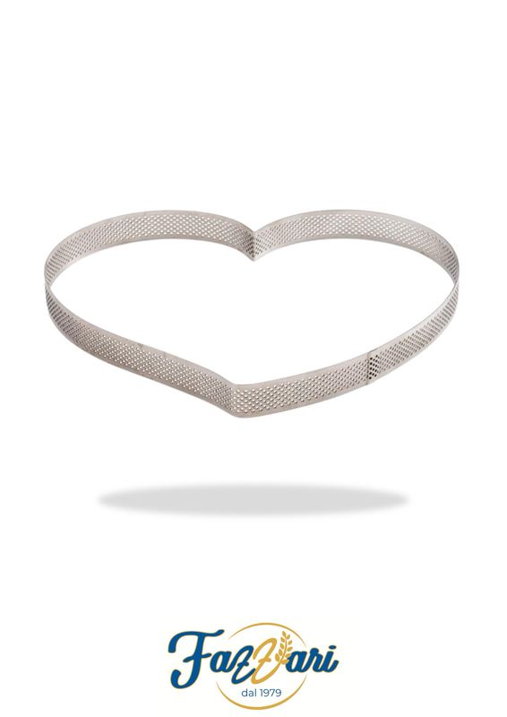 SAGOMA MICROFORATA CUORE 18 X 16 X 3,5 CM