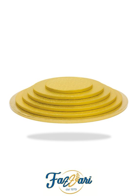 CAKEBOARD GOLD (36 CM- H 1,2 CM)