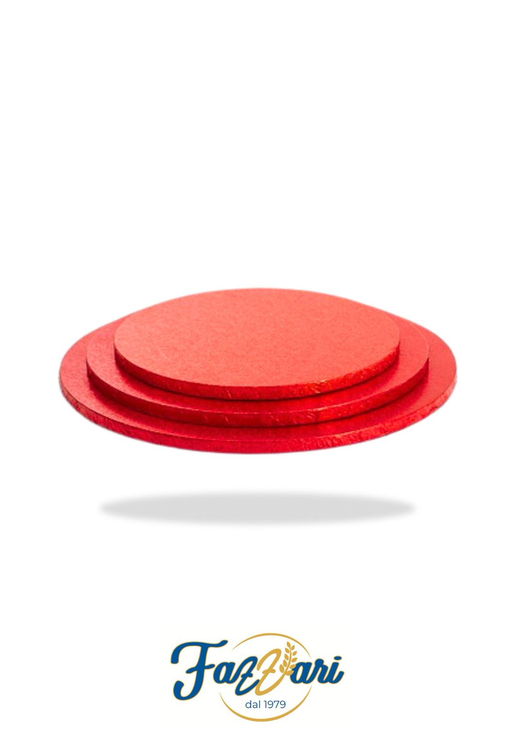 CAKEBOARD RED (36 CM- H 1,2 CM)
