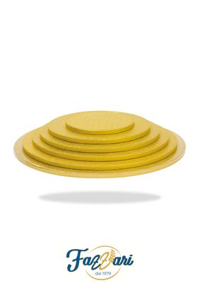 CAKEBOARD GOLD (40 CM- H 1,2 CM)