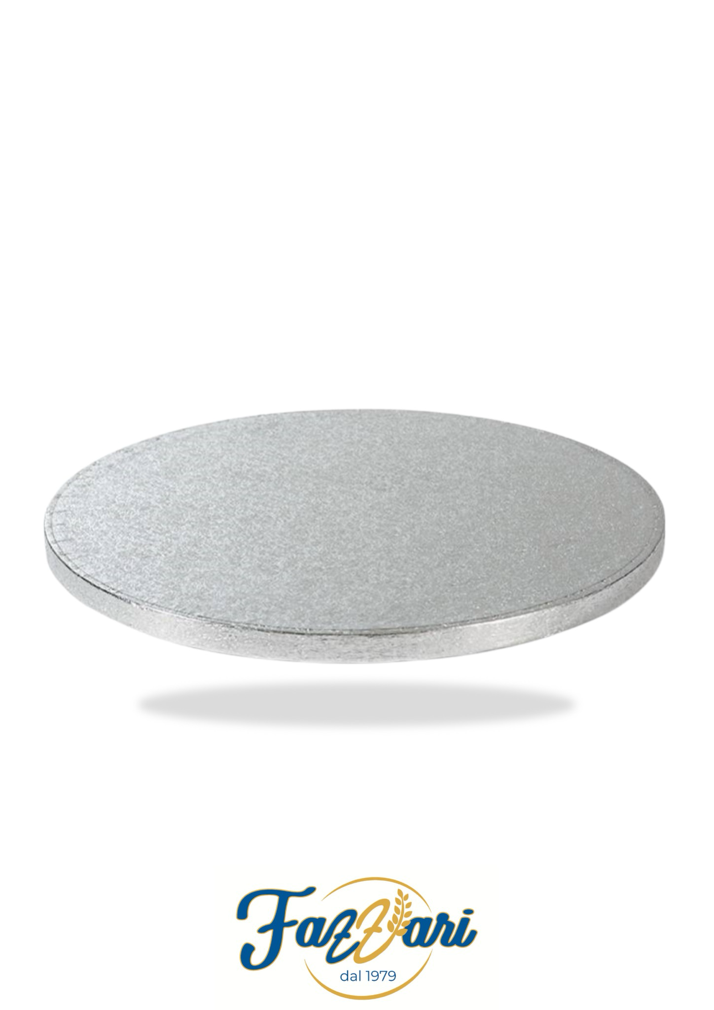 CAKEBOARD SILVER (50 CM - H 1,2 CM)