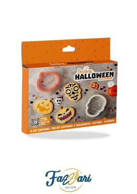 SET 2 TAGLIAPASTA E 4 STENCIL HALLOWEEN