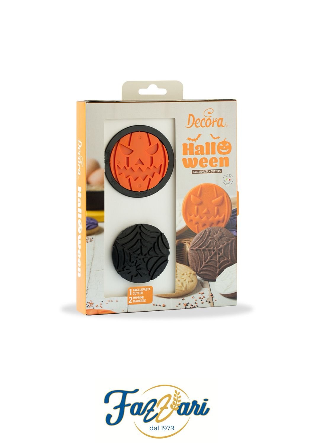 SET 3 TAGLIAPASTA E MARCATORI HALLOWEEN