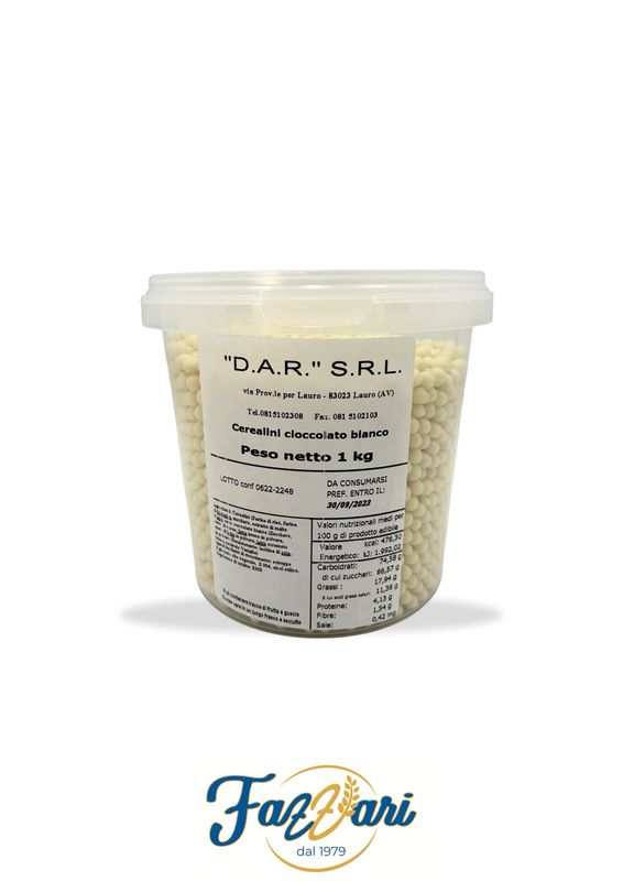 CEREALINI RICOPERTI DI CIOCCOLATO BIANCO