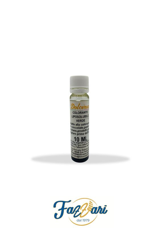 COLORANTE LIPOSOLUBILE VERDE 10 ML