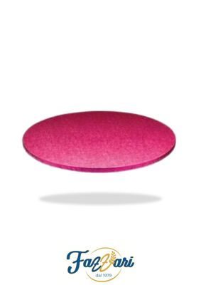CAKEBOARD FUCSIA (25 CM- H 1,2 CM)