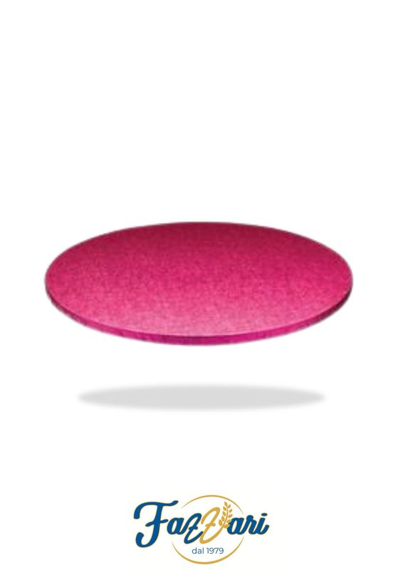 CAKEBOARD FUCSIA (25 CM- H 1,2 CM)