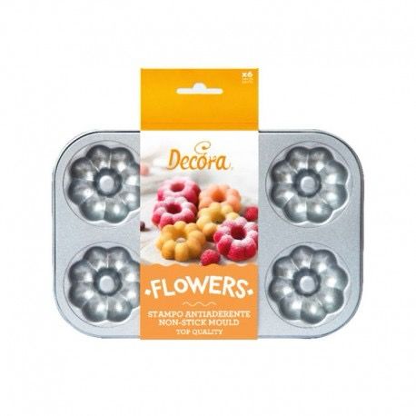 TEGLIA FLOWER IN ACCIAIO ANTIADERENTE 