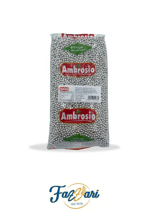 PALLINE ARGENTATE N 1 KG 1