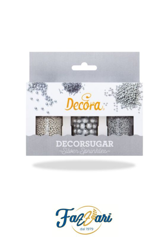 DECOR MIX ARGENTO IN ZUCCHERO