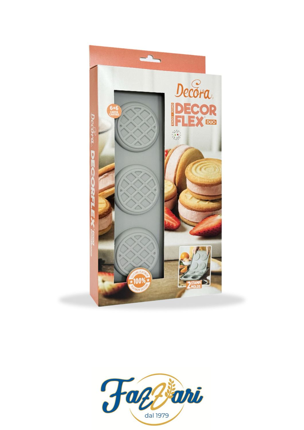 STAMPO IN SILICONE TONDO DUO