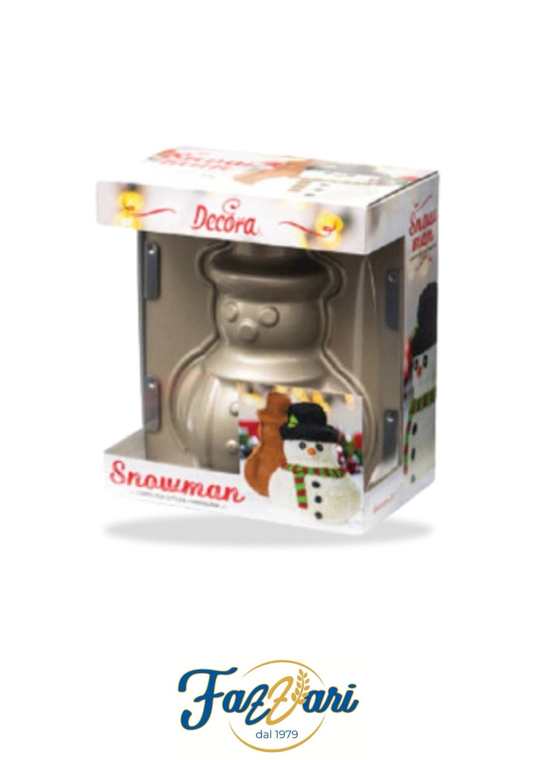 STAMPO 3D PUPAZZO DI NEVE ANTIADERENTE