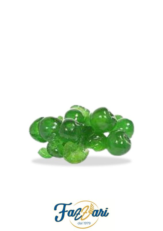 CILIEGIE VERDI CANDITE CAL. 16/18 100 g