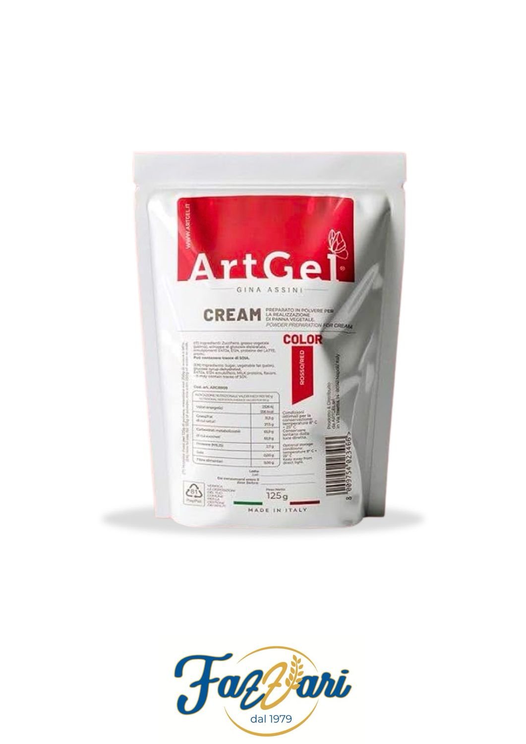 ARTGEL CREAM 125 g ROSSO