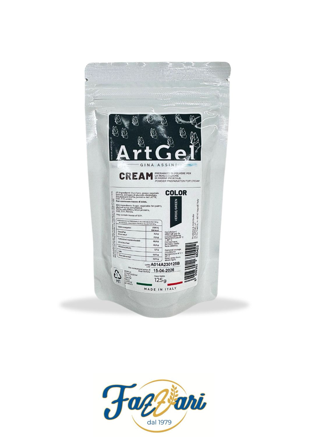ARTGEL CREAM 125 g VERDE