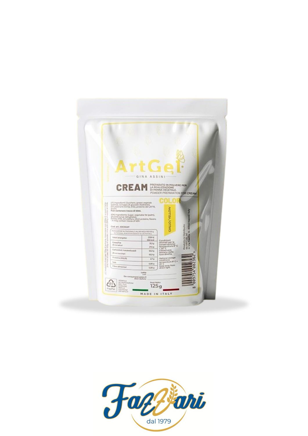 ARTGEL CREAM 125 g GIALLO