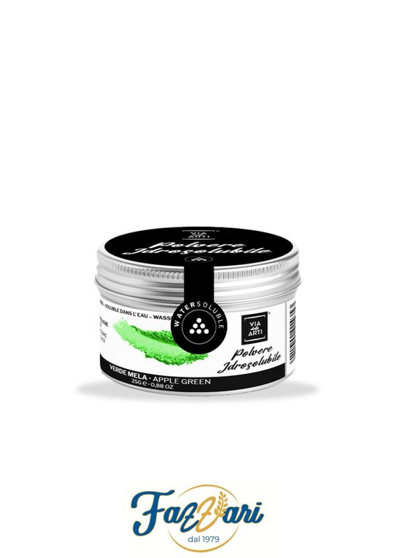 COLORE IDROSOLUBILE VERDE MELA 25 g IN POLVERE 