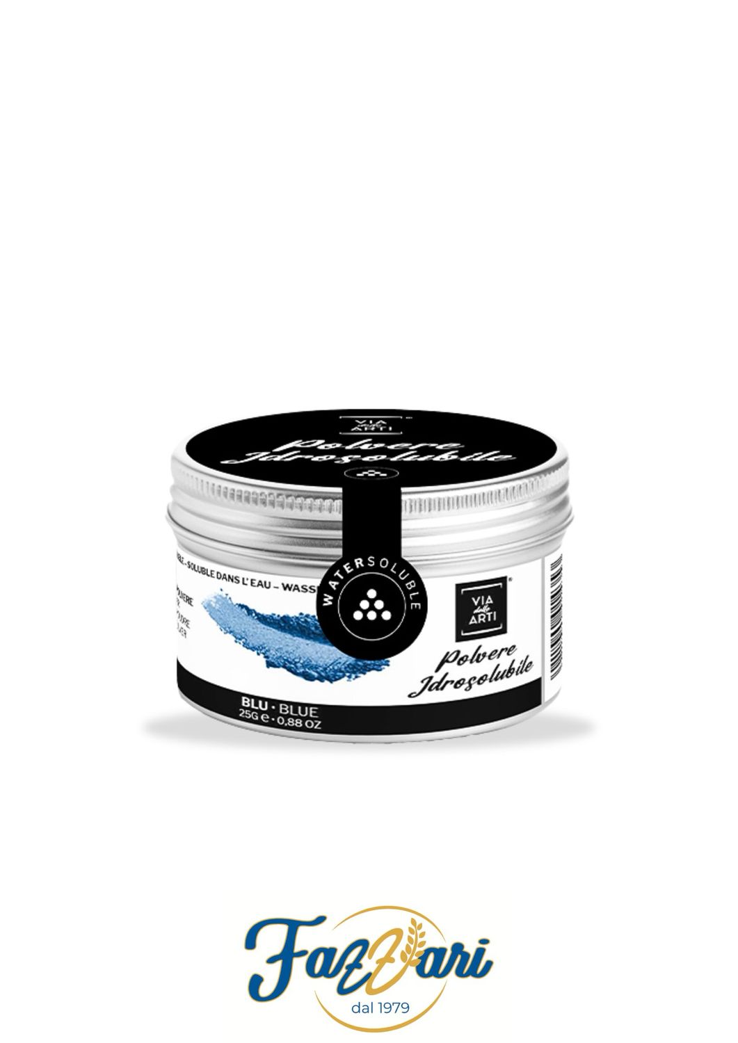 COLORE IDROSOLUBILE BLU 25 g IN POLVERE 