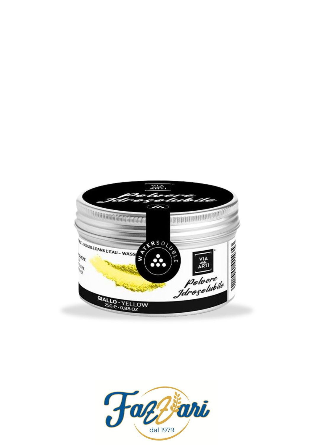 COLORE IDROSOLUBILE GIALLO 25 g IN POLVERE 