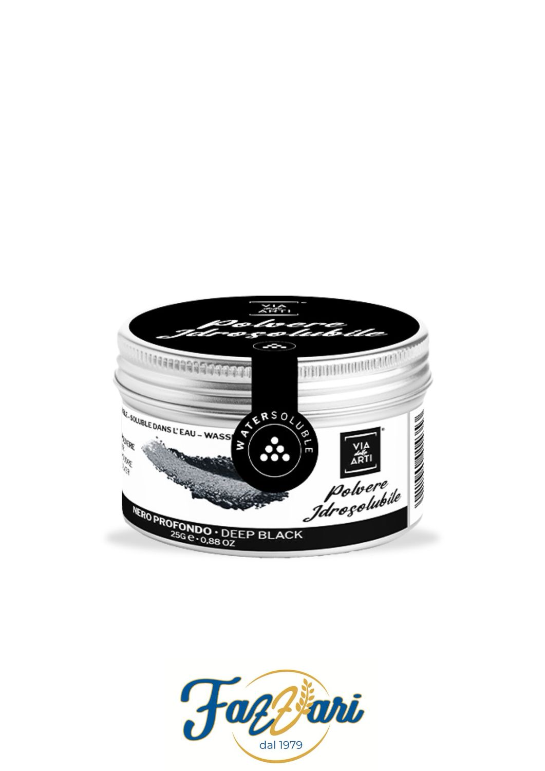 COLORE IDROSOLUBILE NERO 25 g IN POLVERE 