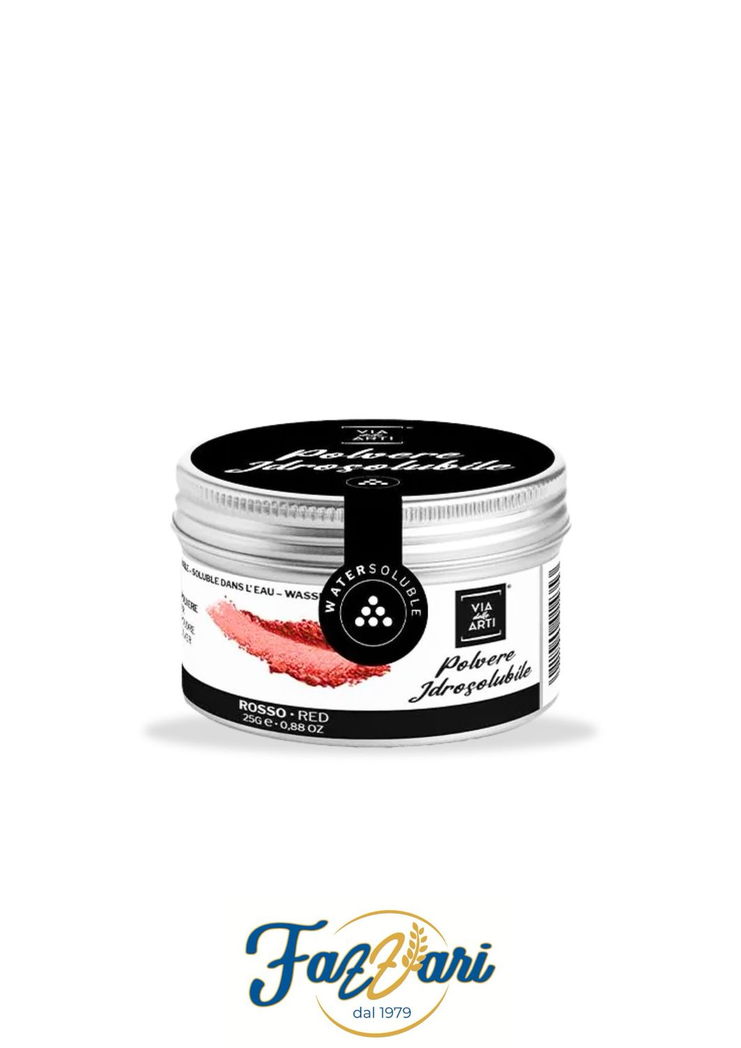 COLORE IDROSOLUBILE ROSSO 25 g IN POLVERE 