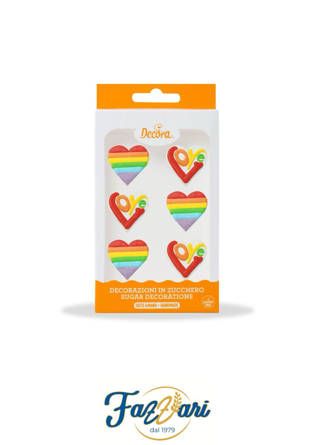 DECORAZIONI LOVE LOVE RAINBOW