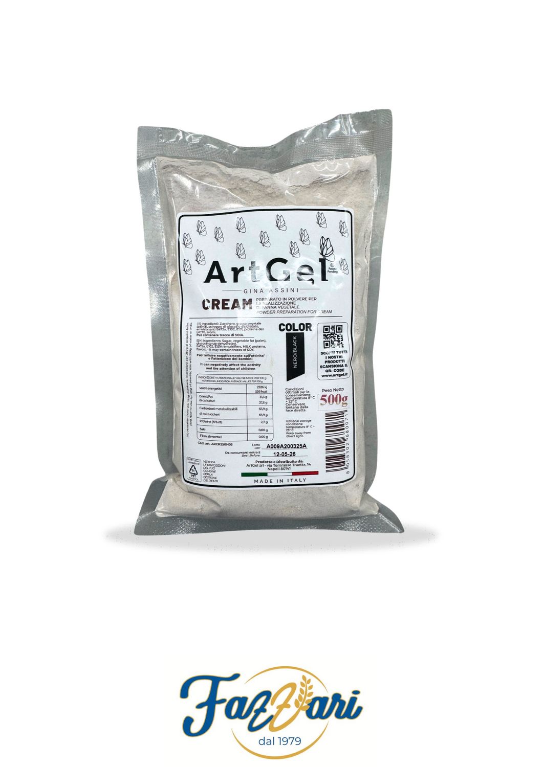 ARTGEL CREAM 500 g NERO