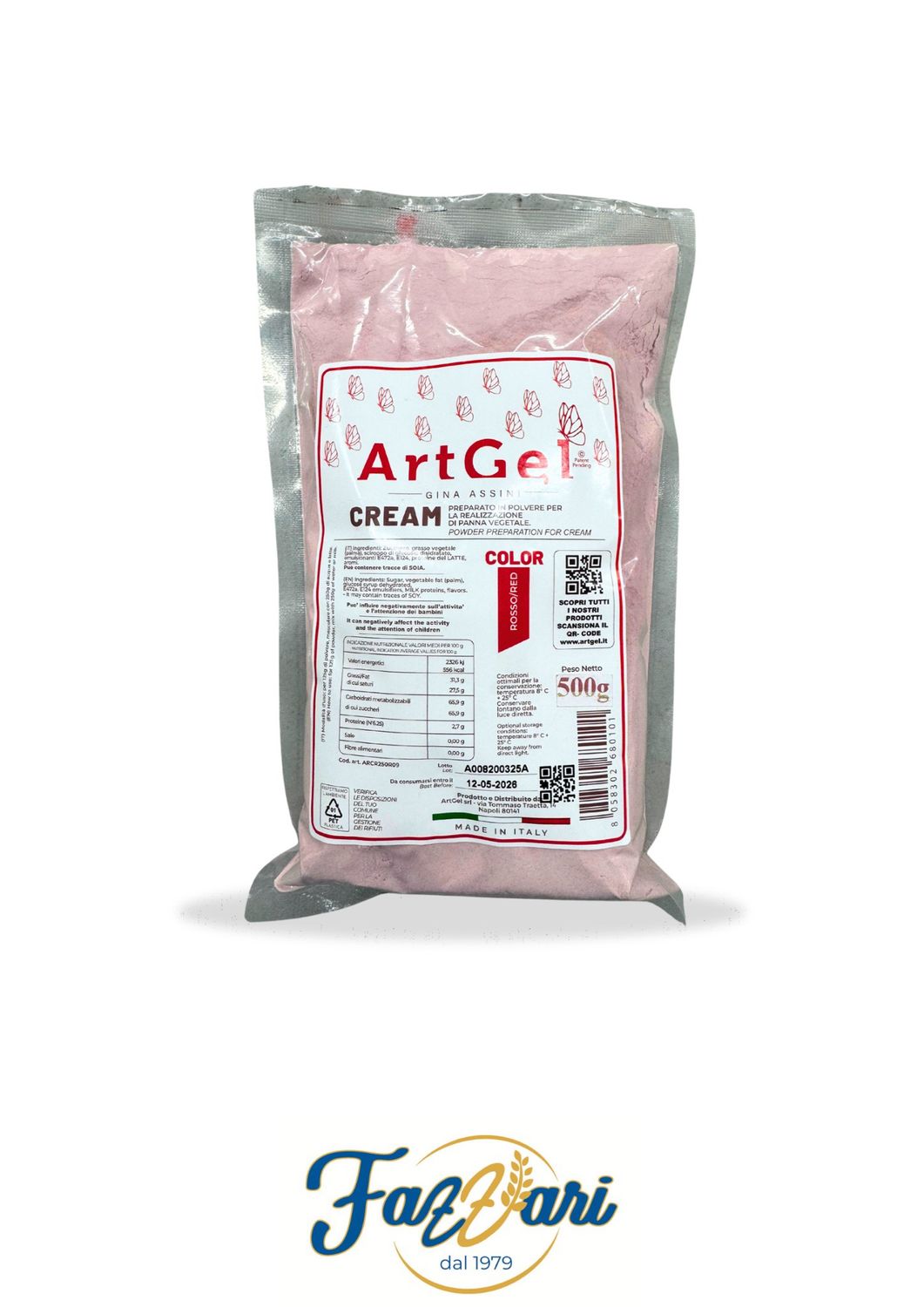 ARTGEL CREAM 500 g ROSSO