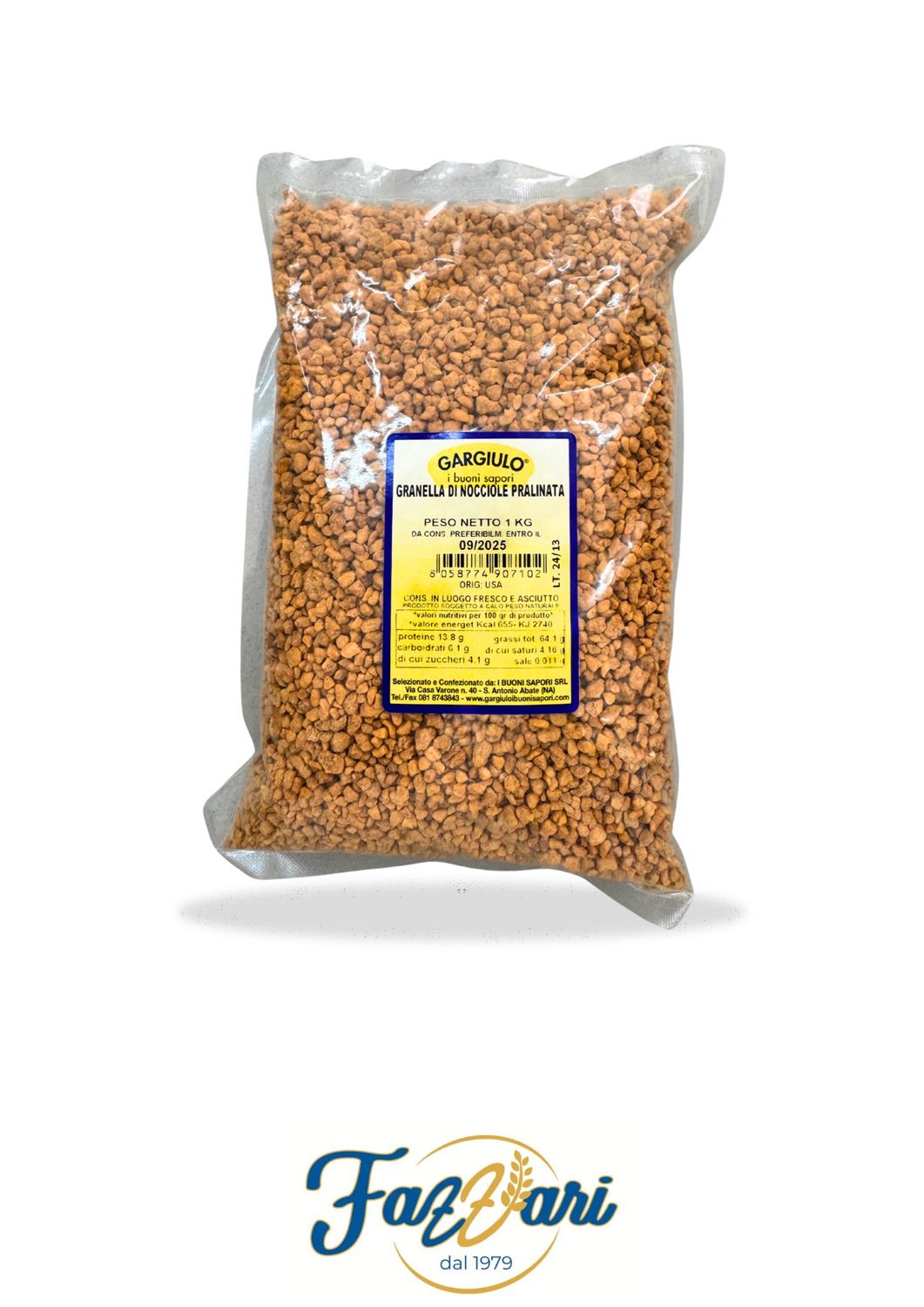 GRANELLA DI NOCCIOLA PRALINATA