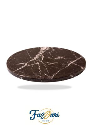 CAKEBOARD EFFETTO MARMO NERO 36 CM X 1,2 H