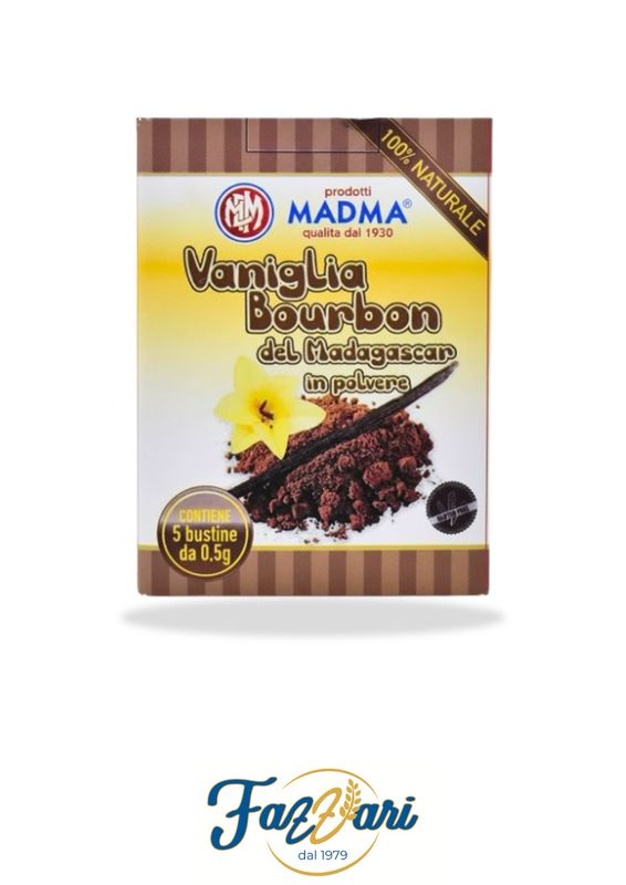 VANIGLIA BOURBON MADAGASCAR IN POLVERE (conf. 5 buste)