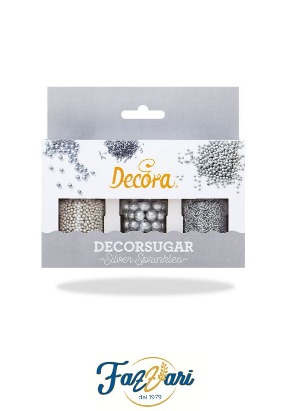 DECOR MIX ARGENTO IN ZUCCHERO