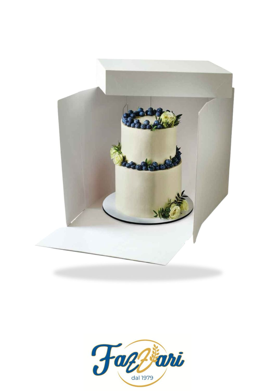 SCATOLA DOLCI C/COPERCHIO 40,5 X 40,5 X 40 CM