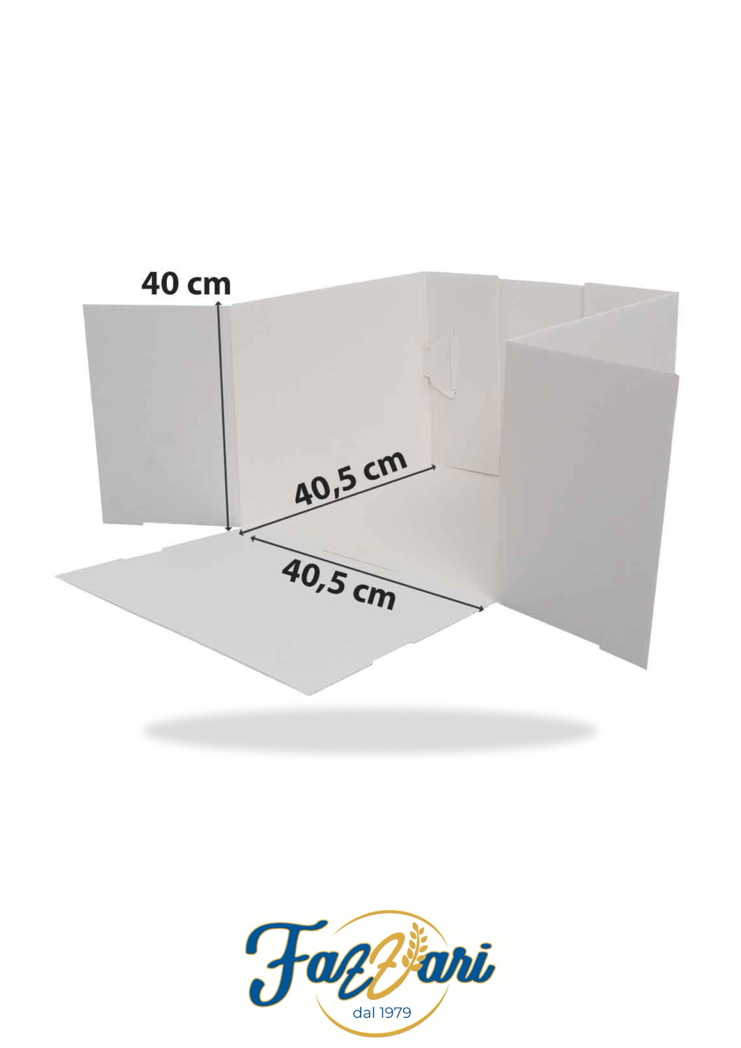 SCATOLA DOLCI C/COPERCHIO 40,5 X 40,5 X 40 CM