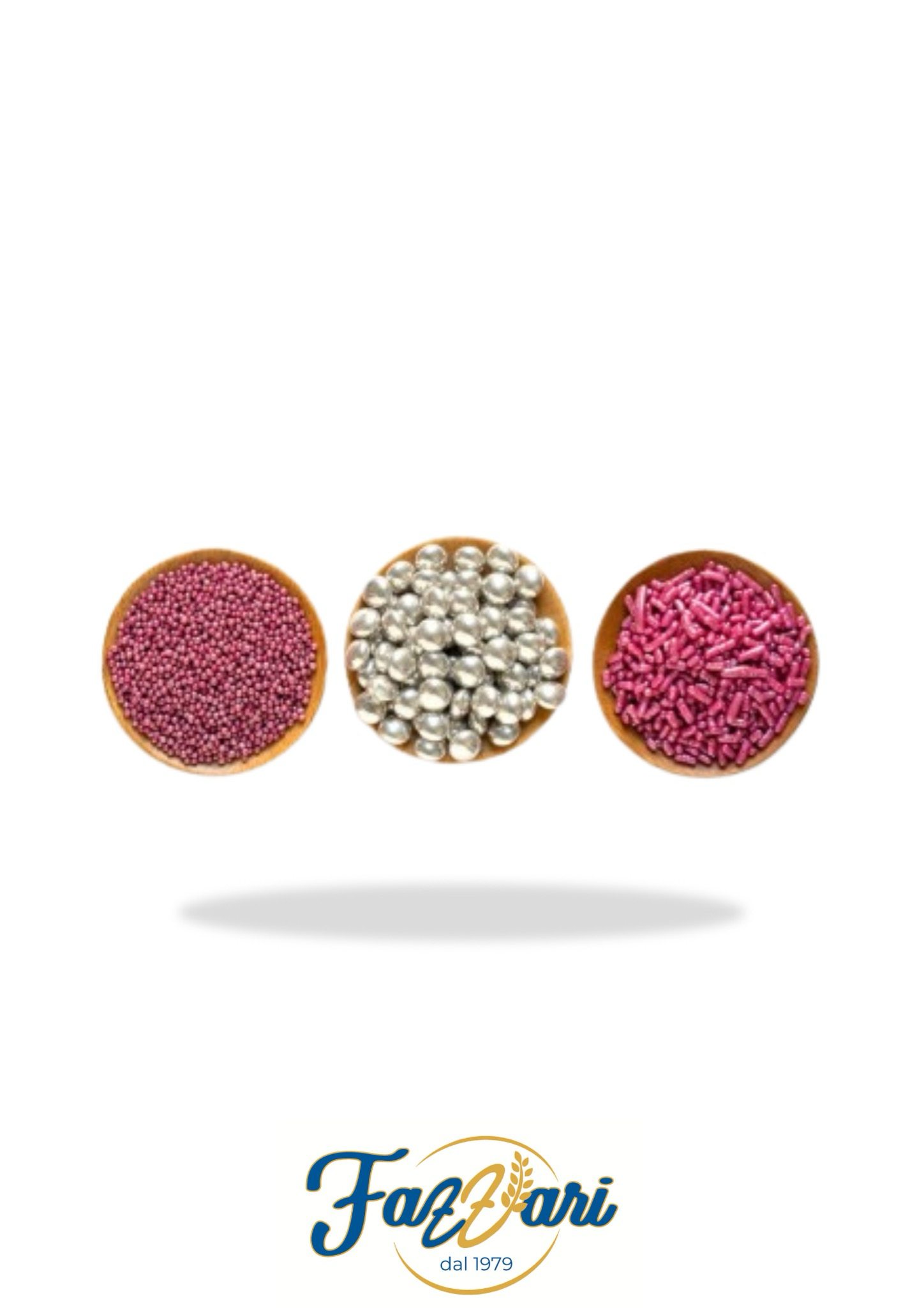 DECOR MIX ARGENTO E ROSA IN ZUCCHERO